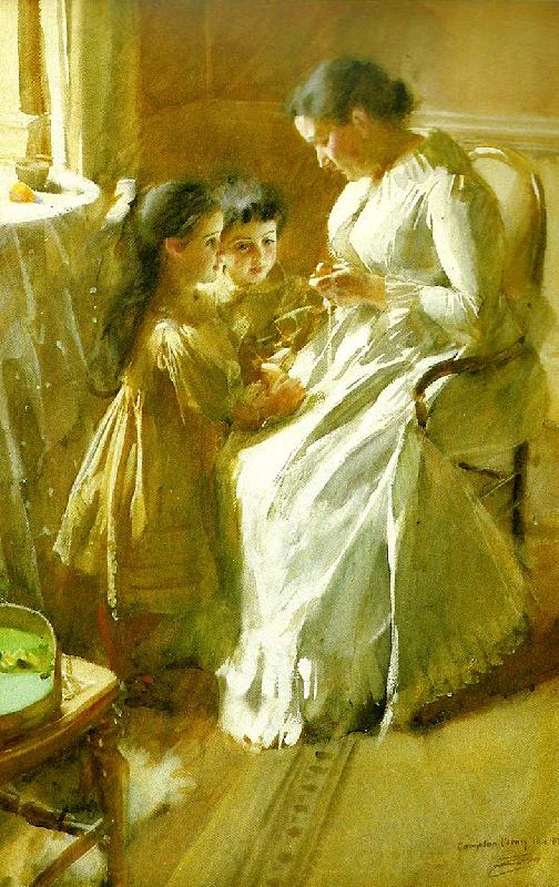 Anders Zorn barnen mayer, Norge oil painting art